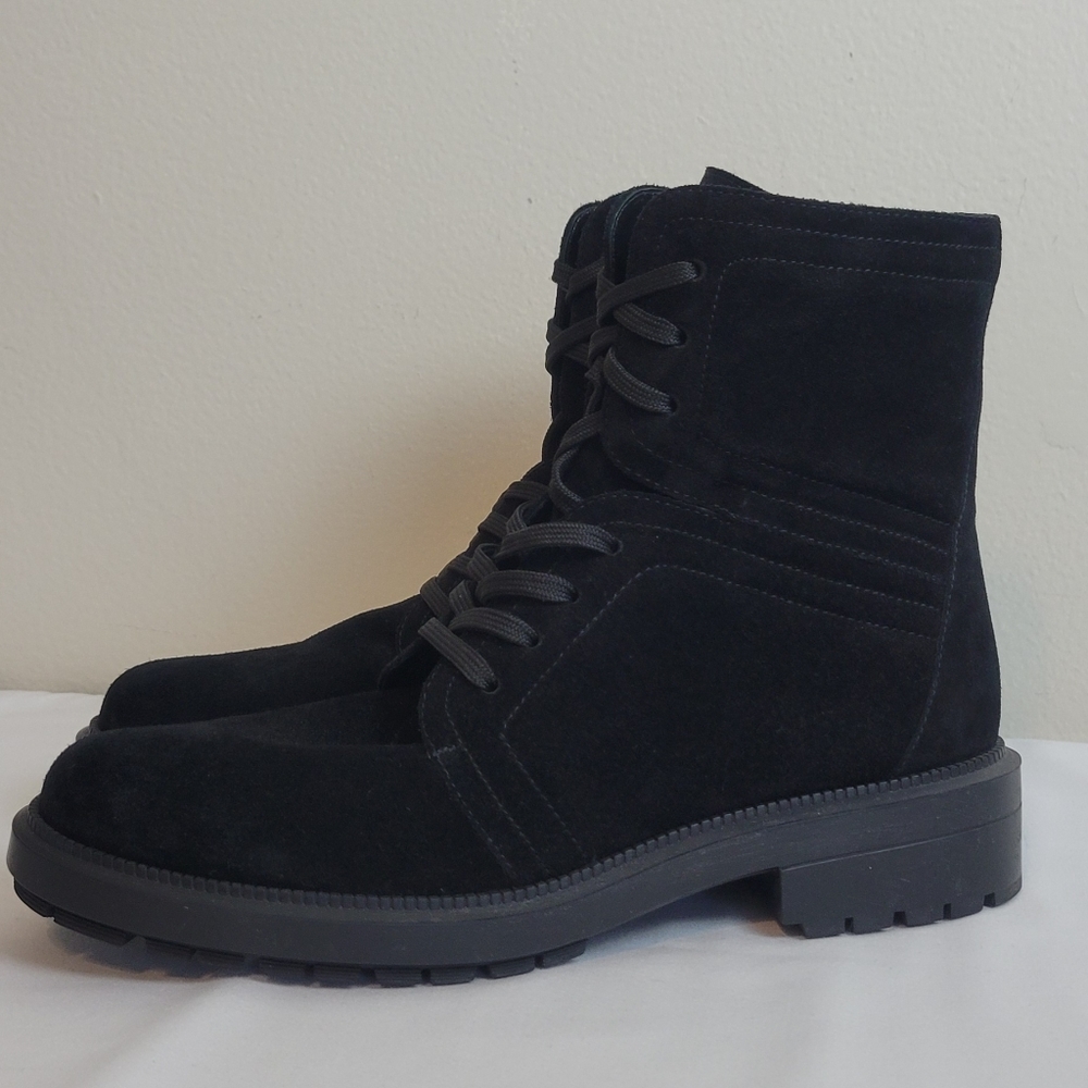 Aquatalia Black Suede Boots Size 9.5 M /427791